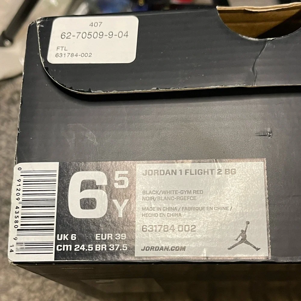 Jordan 1 flight 6 1/2 youth
